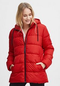 Kurtka puchowa Fransa czerwona damska Zimowa