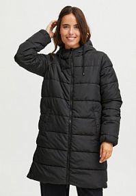 Kurtka puchowa Fransa czarna damska Płaszcz zimowy