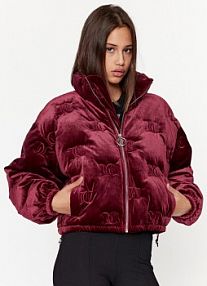 Kurtka puchowa Juicy Couture czerwona damska Zimowa