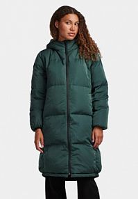 Kurtka puchowa YAS zielona damska Płaszcz zimowy