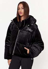 Kurtka puchowa Juicy Couture czarna damska 