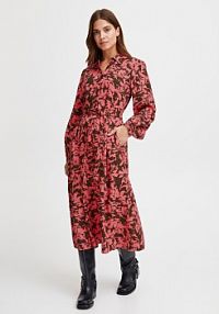 Sukienka Fransa różowa Koszulowa