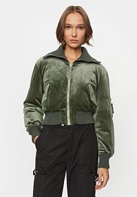 Kurtka puchowa Juicy Couture zielona damska Przejściowa