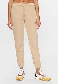 Spodnie dresowe Gant oliwkowe damskie 