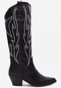 Kozaki Jenny Fairy czarne damskie NADIA WS22293-05