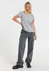 High waist skinny jeggings Color grey - SINSAY - ZJ780-90J