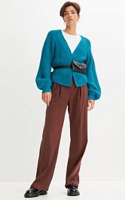 Kardigan z dzianiny o grubym splocie  Bonprix