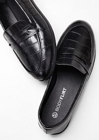 Półbuty wsuwane loafer  damskie Bonprix