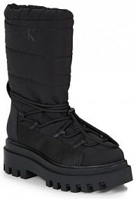 Śniegowce Calvin Klein Jeans czarne damskie