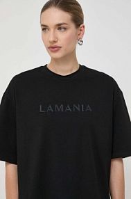 T-shirt La Mania  czarny damski MELANIE