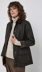 Kurtka przejściowa Barbour  brązowa damska LWX0668