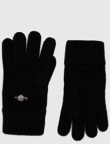 Rękawiczki Gant  czarne damskie 9930003