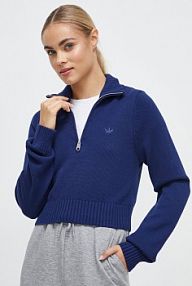 Sweter adidas Originals  granatowy damski IL1945