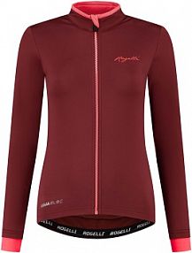 Koszulka rowerowa   essential z długim rękawem, ocieplana Rogelli damska
