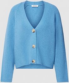 Kardigan z dekoltem w serek model Logan EDITED turkusowy EAN EDT2261012