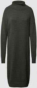 Sukienka z dzianiny o długości do kolan z golfem s.Oliver RED LABEL oliwkowa EAN 2135279