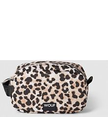 Kosmetyczka ze zwierzęcym nadrukiem model Cleo WOUF beżowa EAN MBN230034