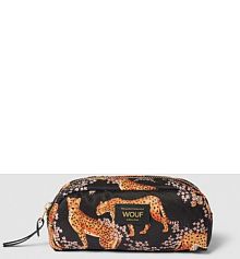 Kosmetyczka ze wzorem na całej powierzchni model Salome WOUF czarna EAN MA230027