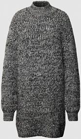 Sukienka z dzianiny o dwukolorowym designie model Eske EDITED czarna EAN EDT7640001