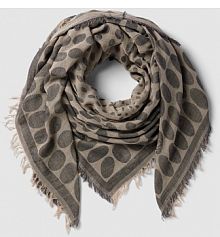 Szal we wzory na całej powierzchni Windsor granatowy damski EAN 30039590