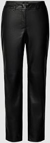 Spodnie z imitacji skóry Zero czarna EAN 1082861813