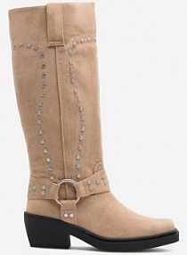 Kozaki Jenny Fairy beżowe damskie KAJA HY58100-1