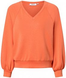 Bluza nierozpinana Kobiety wiskoza pomarańczowa jednolity L/XL Moss Copenhagen damska