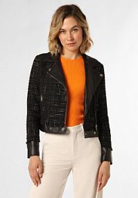 Kurtka  Kobiety Sztuczne włókno czarna jednolity 34 Liu Jo Collection damska