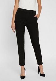 Chinosy Vero Moda czarne Maya 10225280  Regular Fit