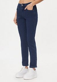 Jeansy Wrangler niebieskie damskie 112343578  Slim Fit