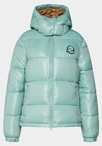 Kurtka puchowa Invicta turkusowa damska Zimowa