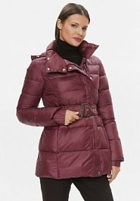 Kurtka puchowa Patrizia Pepe czerwona damska Przejściowa