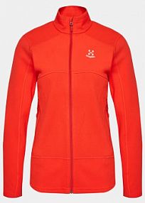 Bluza z polaru Haglöfs czerwona damska Polar