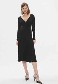 Sukienka dzianinowa PINKO czarna 