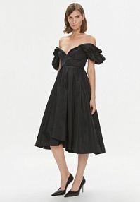 Sukienka koktajlowa PINKO czarna 