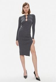 Sukienka dzianinowa PINKO szara 