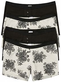Bokserki  (4 pary)  damskie Bonprix