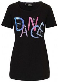 T-shirt z nadrukiem w stylu retro  damski Bonprix