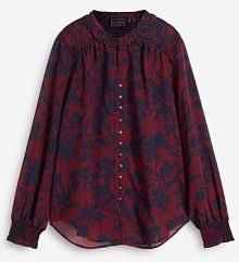 Bluzka z szyfonu z marszczonymi detalami  damska Bonprix