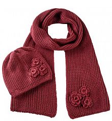 Szal + czapka (2 części)  damski Bonprix