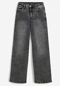 Dżinsy Marlena z ćwiekami, high waist  damskie Bonprix