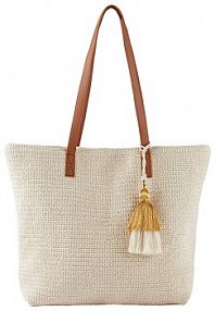 Torba makramowa shopper  Bonprix