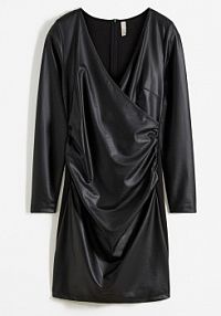 Sukienka ze sztucznej skóry  Bonprix