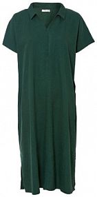 Sukienka kaftanowa z przewiewnej mieszanki lnu i wiskozy  Bonprix