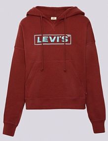 Bluza z kapturem Levi’s czerwona damska Levi's   Gr Authentic