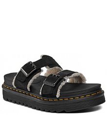 Klapki Dr. Martens czarne damskie
