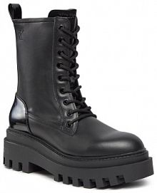 Trapery Calvin Klein Jeans czarne damskie