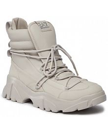 Trapery EA7 Emporio Armani srebrne damskie