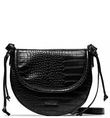 Torebka listonoszka Puccini czarna