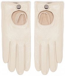 Rękawiczki skórzane WITTCHEN beżowe